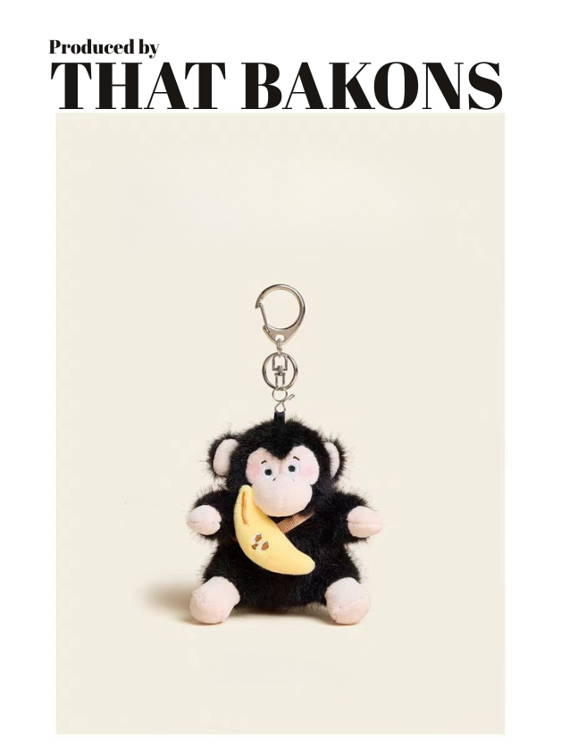 Banaan Aap Pluche Hangertje