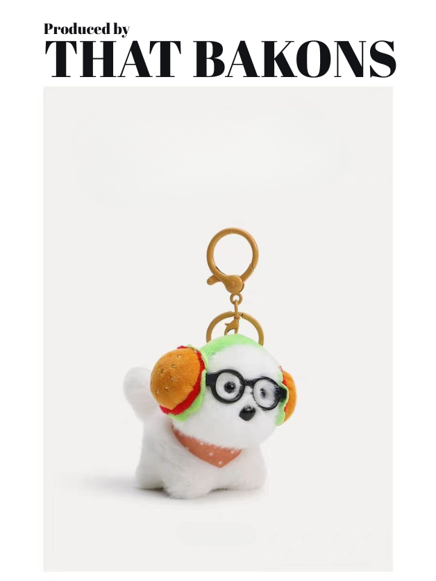 Excentrieke Pup Sleutelhanger