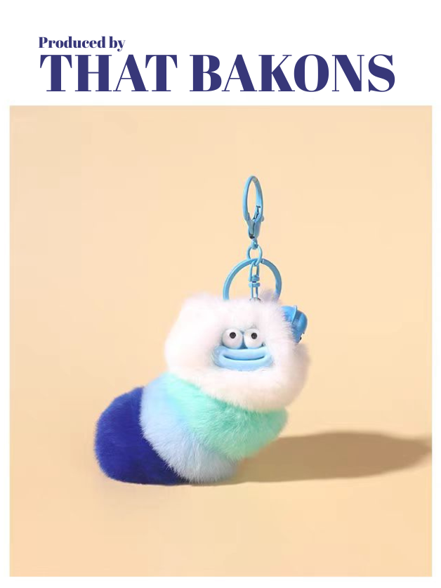 Caterpillar Plush Charm