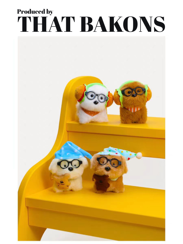 Excentrieke Pup Sleutelhanger