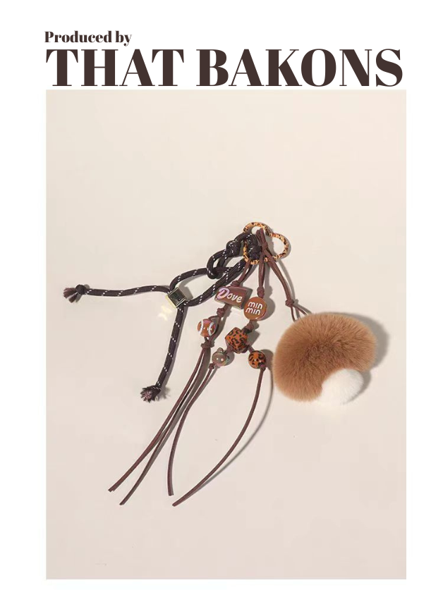 Fuzzy Mushroom Plush Charm