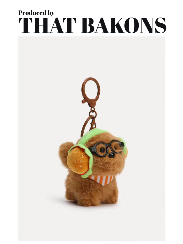 Excentrieke Pup Sleutelhanger