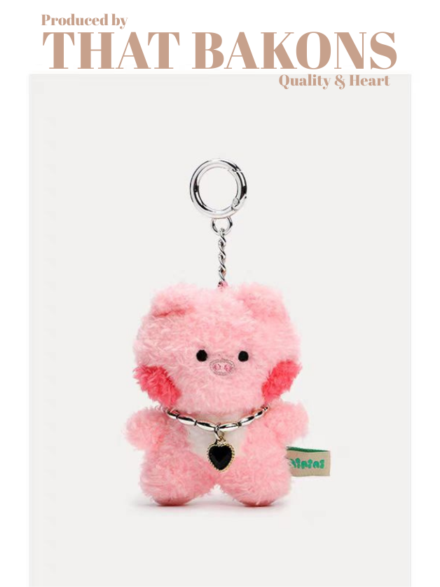 Forest Animals Plush Keychain