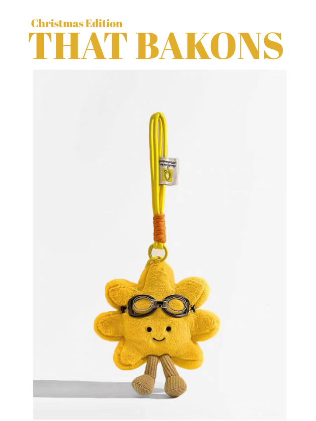 Christmas Sunflower Plush Charm