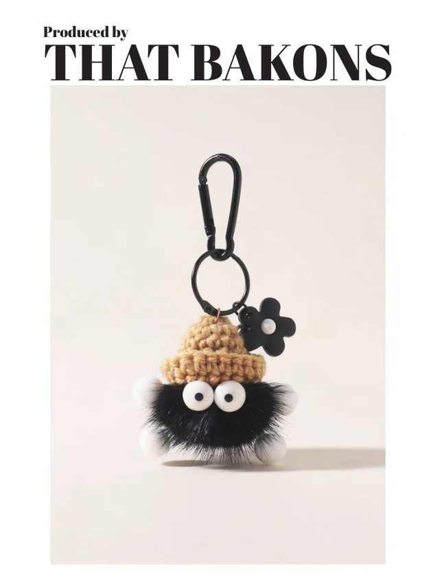 Bat Soot Plush Charm