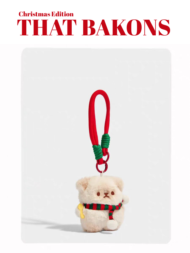 Christmas Scarf Bear Charm