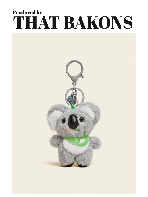 Green Scarf Koala Plush Charm