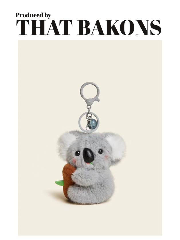 Green Scarf Koala Plush Charm