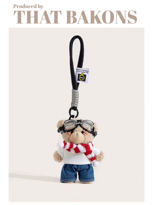 Aviator Bear Plush Charm