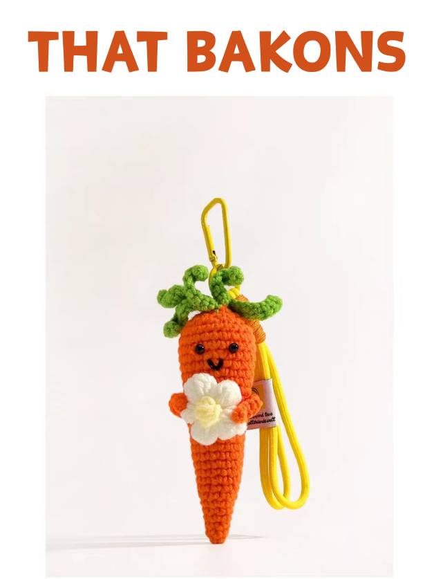 Vegetable Plush Charm Series