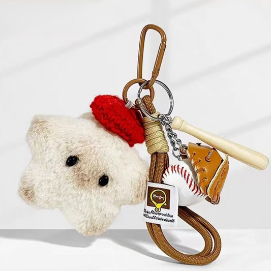 Starfish Plush Keychain