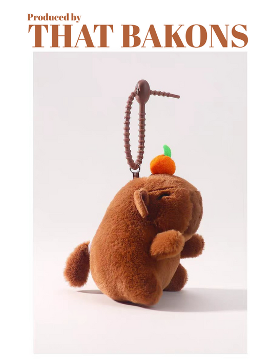 Capybara Plush Keychain
