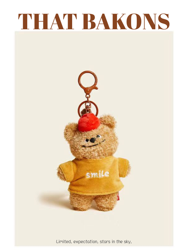 Sweater Bear Plush keychain
