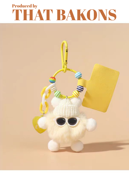 Fluffy Cool Buddy Keychain