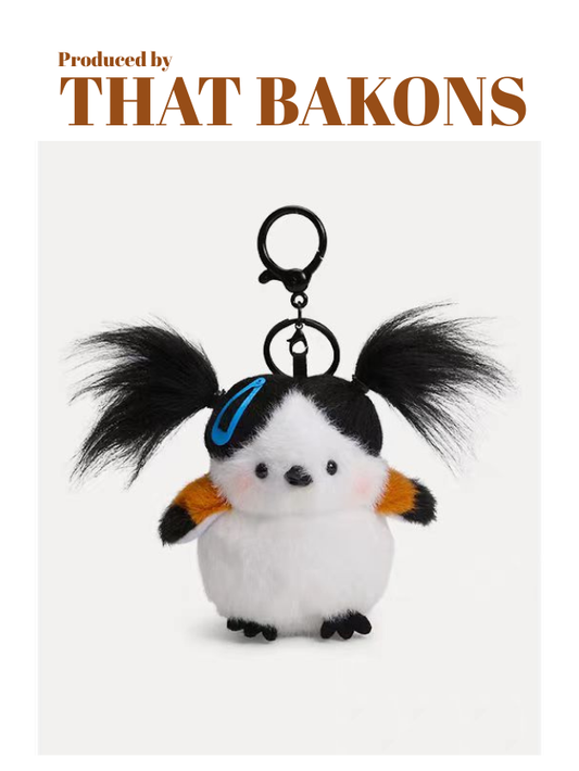 Messy Hair Penguin Charm