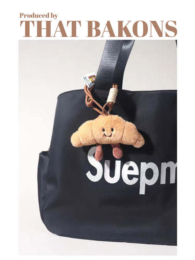 Croissant Buddy Plush Charm