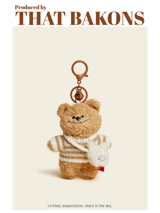 Sweater Bear Plush keychain