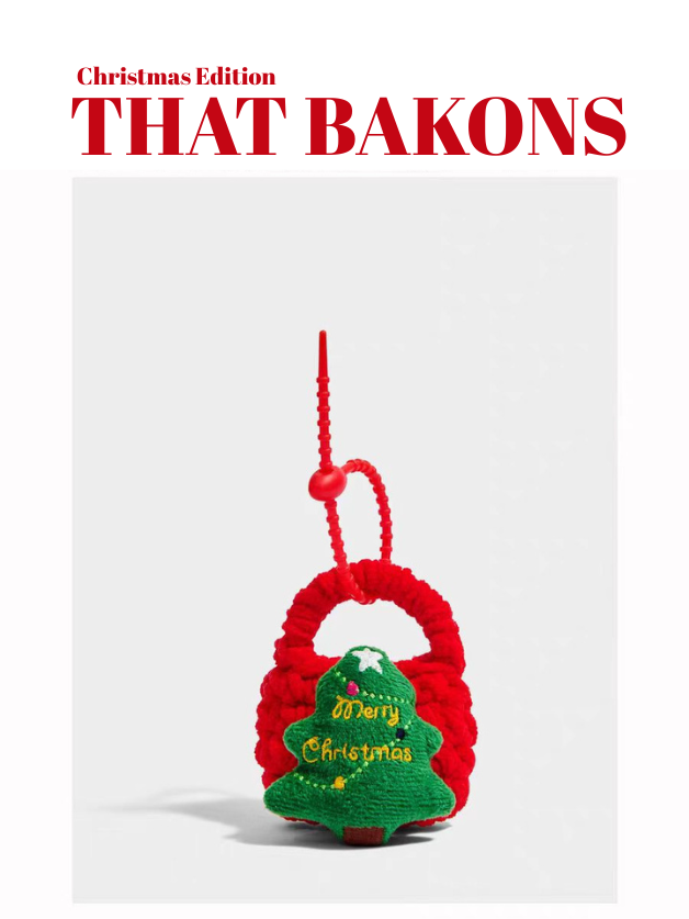 Christmas Mini Knit Tote