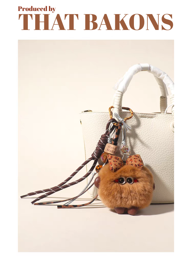 Strik Knot Pluche Sleutelhanger