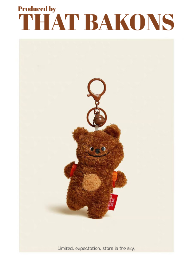 Sweater Bear Plush keychain