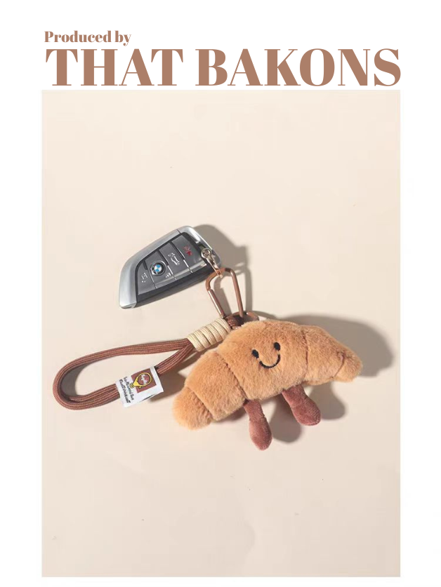 Croissant Buddy Plush Charm