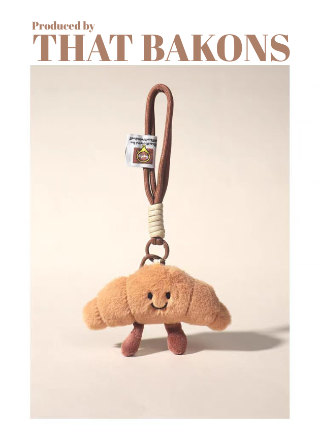 Croissant Buddy Plush Charm