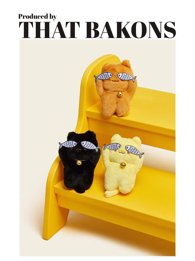 Bell Kat Visoog Pluche Hangertje