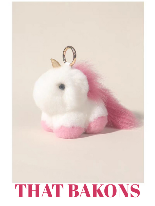 Unicorn Plush Charm