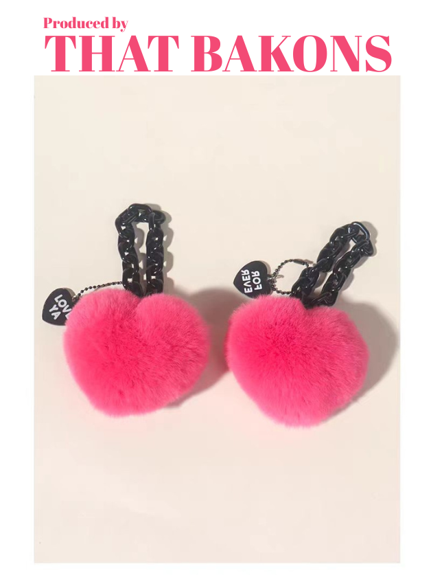 Love You Heart Plush Charm