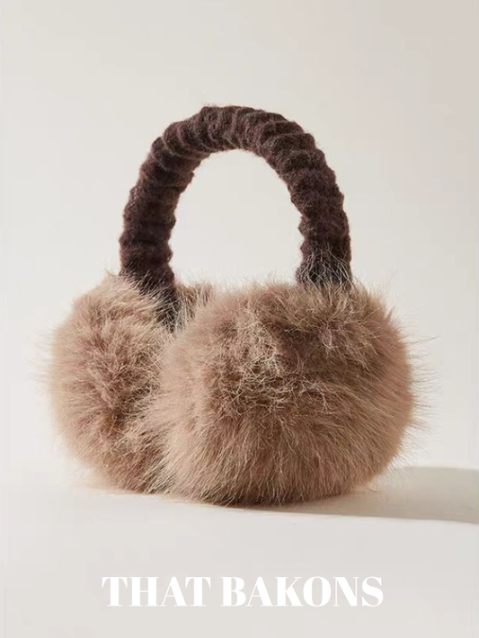 Faux Fur Foldable Earmuffs