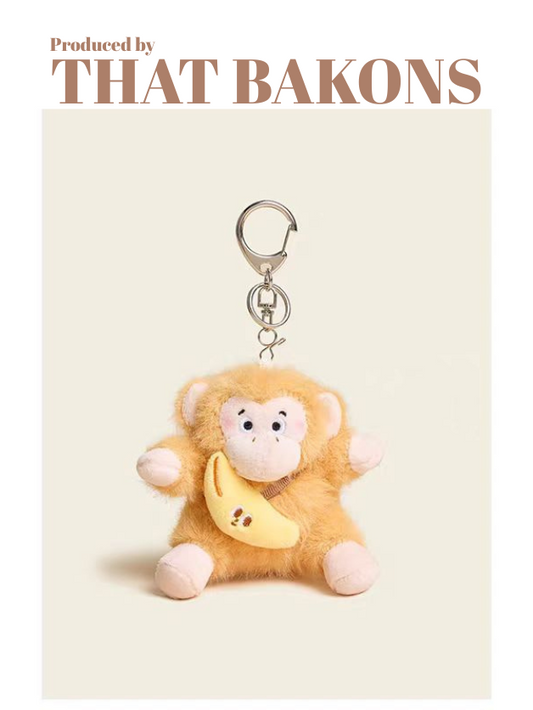 Banana Monkey Plush Charm