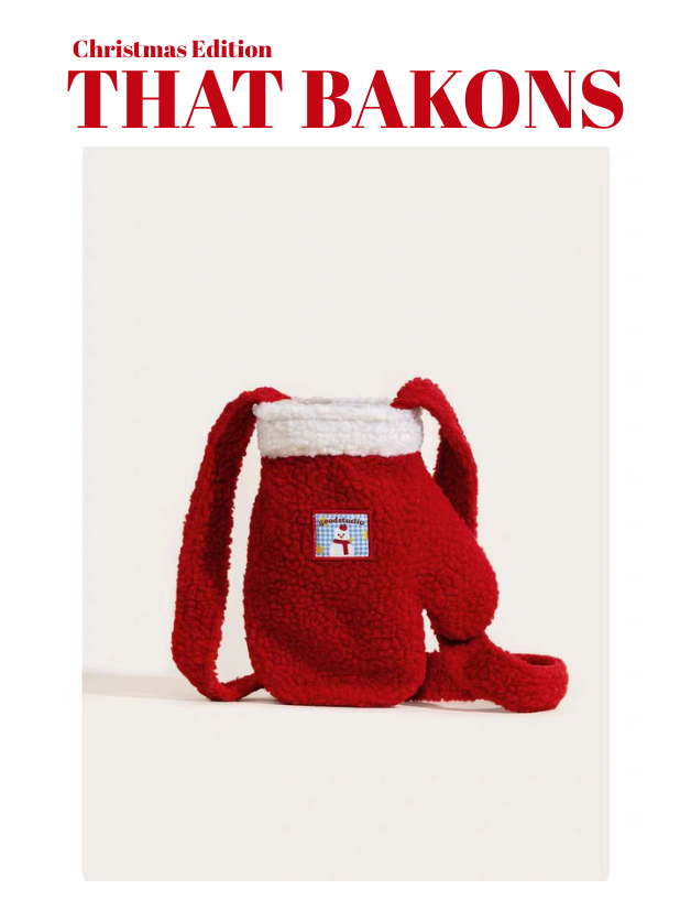 Christmas Mitten Crossbody Bag