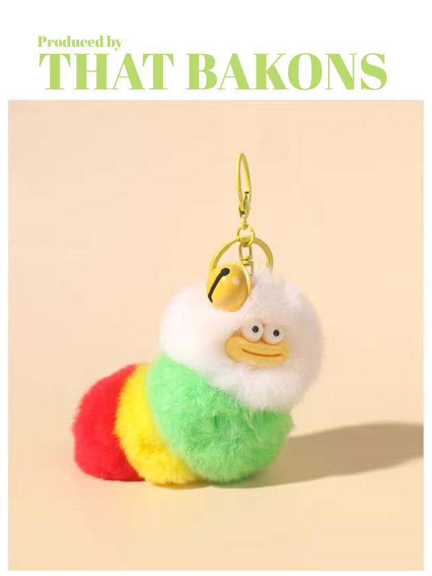Caterpillar Plush Charm