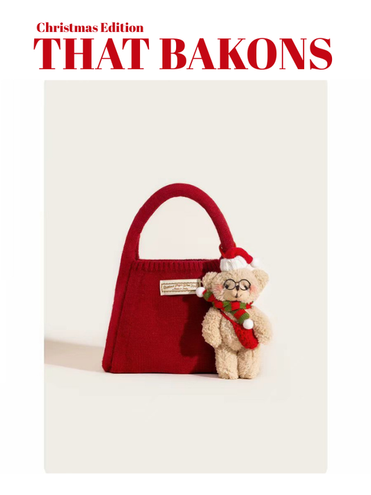 Holiday Knit Mini Tote
