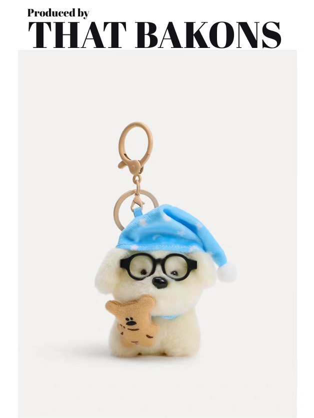 Excentrieke Pup Sleutelhanger