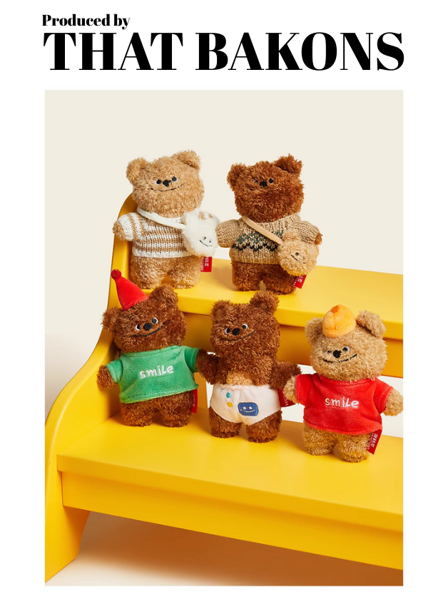 Sweater Bear Plush keychain