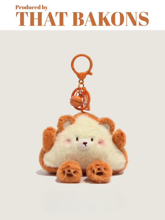 Bear Bread Plush Charm Series