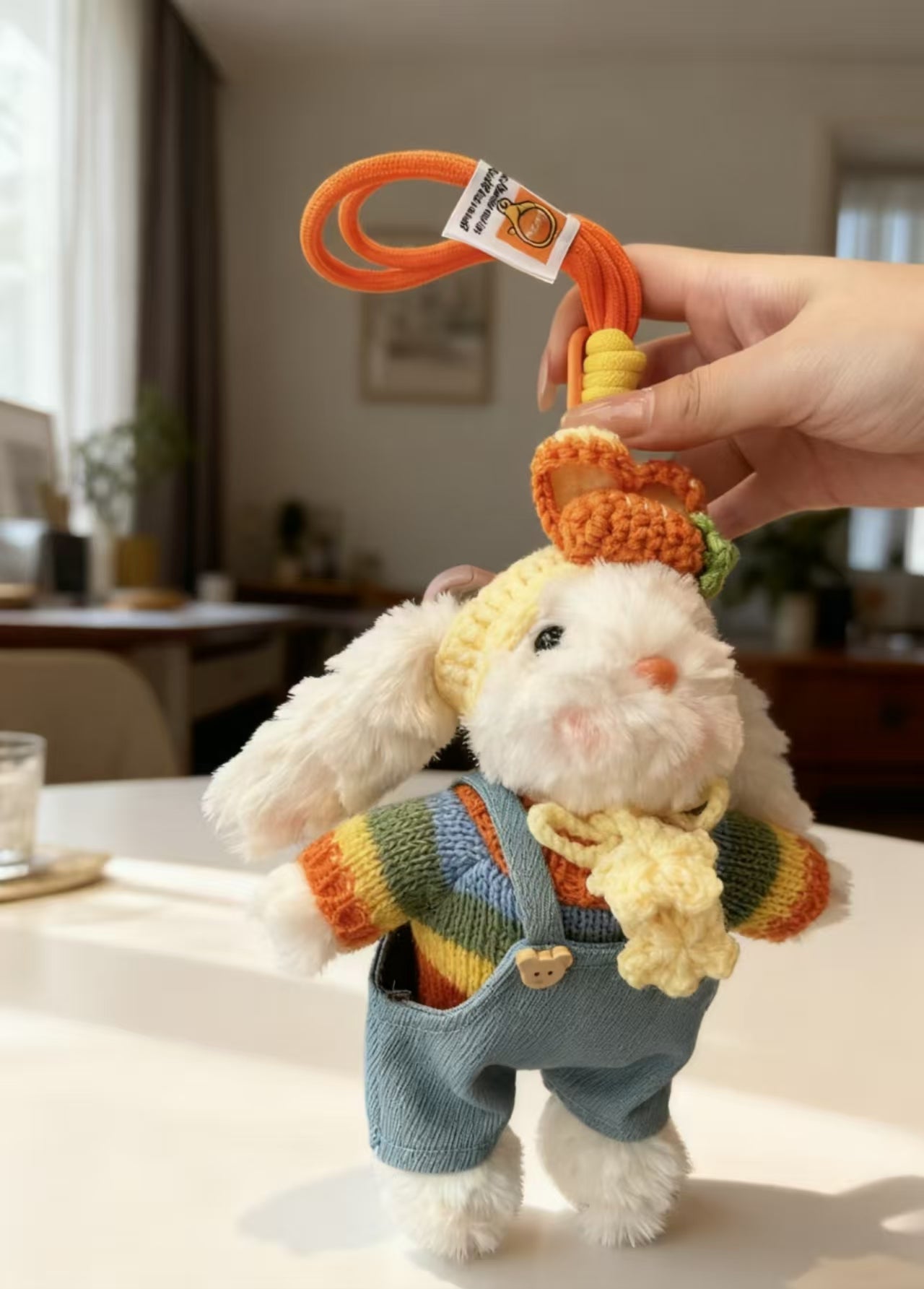 Wortel Konijn Pluche Hanger