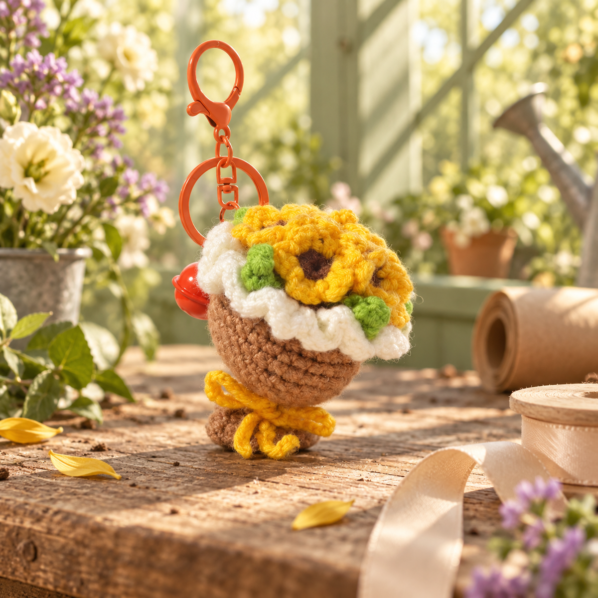 Bouquet Plush Charm in a richly styled lifestyle scene