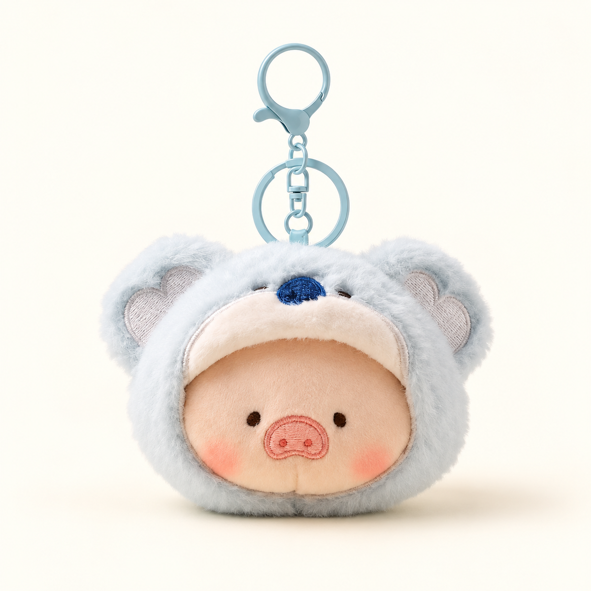 koala hood pig plush coin purse