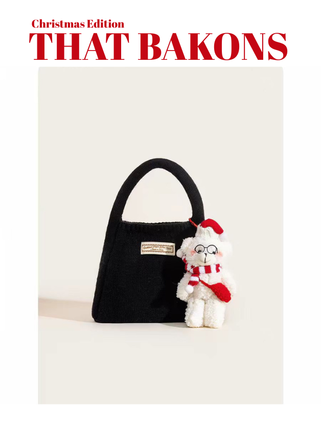 Holiday Knit Mini Tote