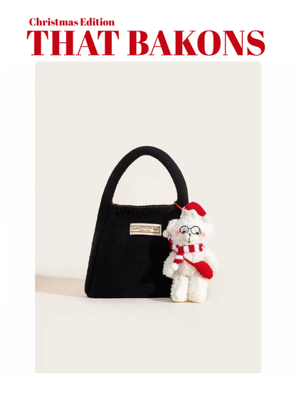 Holiday Knit Mini Tote