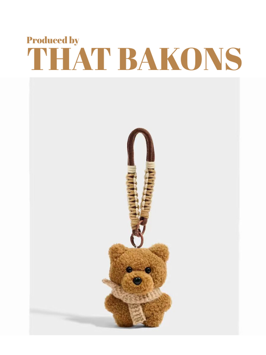 Cozy Brown Bear Charm