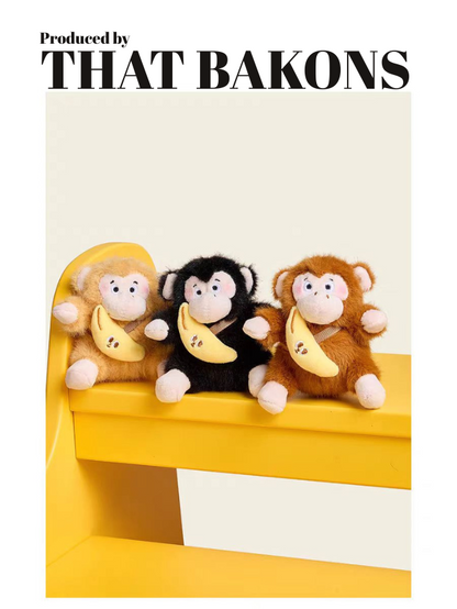 Banaan Aap Pluche Hangertje