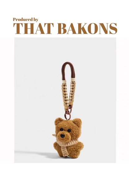 Cozy Brown Bear Charm