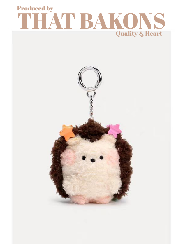 Forest Animals Plush Keychain