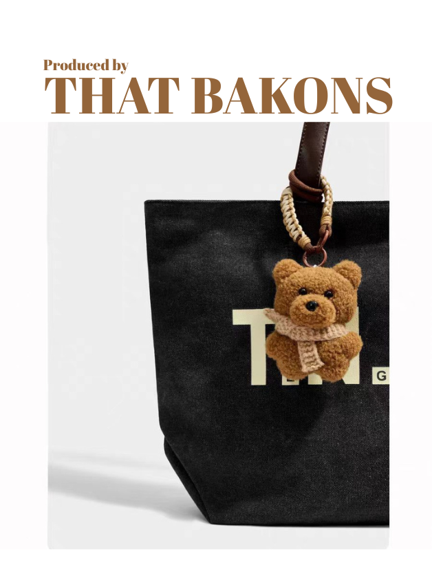 Cozy Brown Bear Charm