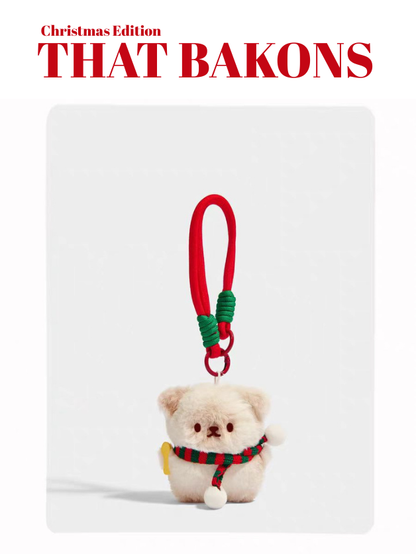 Christmas Scarf Bear Charm