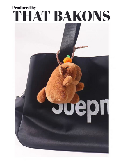 Capybara Plush Keychain