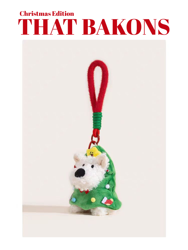 Christmas Tree Westie Plush Charm